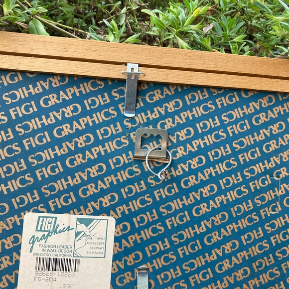 Very rare Figi Graphics Vintage cat lovers wall art - Picture 3 of 6